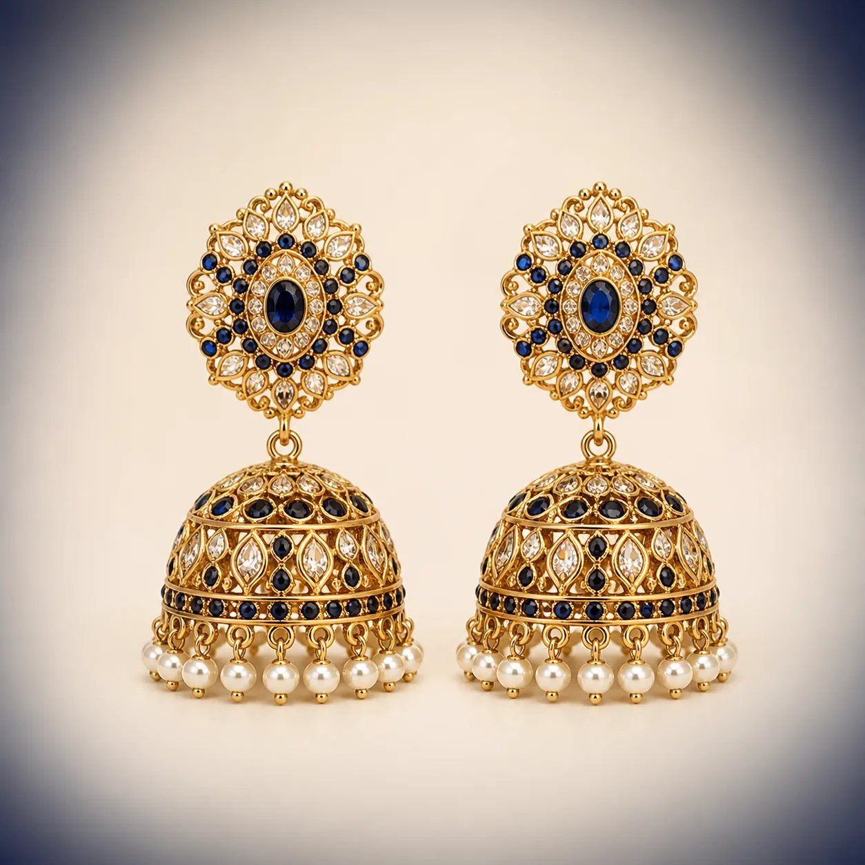 Nura Jhumka Earrings