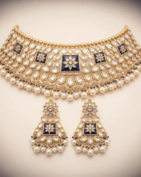 Mahnoor Kundan Choker Set
