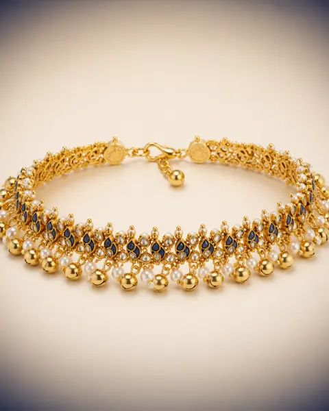 Pearl Payal Anklet