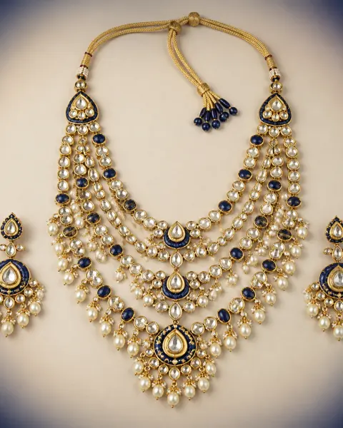 Maharani Kundan Rani Mala Set